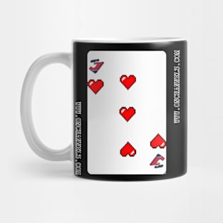 Channel 3 of Hearts - Pixel Art Variation Mug